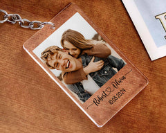 Personalized Valentine Gifts for Him | Custom Valentine Gifts | Acrylic Keychain Photo