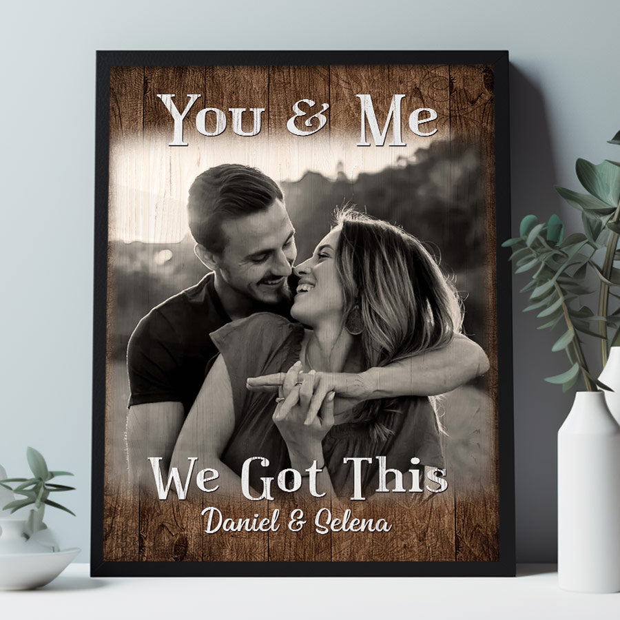 Personalized Valentine’s Day Gift for Husband | Print Custom Posters