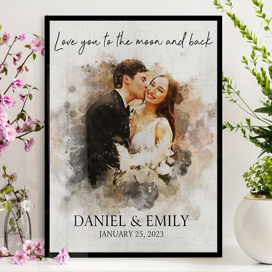 Personalized Valentine’s Day Gift for Husband | Custom Canvas Prints