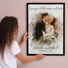 Personalized Valentine’s Day Gift for Husband | Custom Canvas Prints
