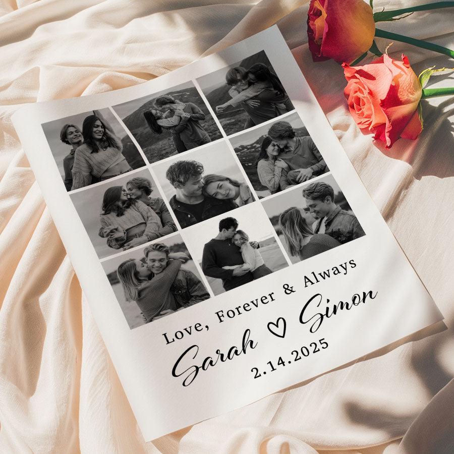 Personalized Valentine’s Day Gift for Husband | Custom Canvas Print