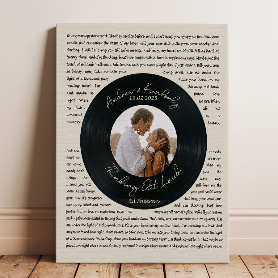 Personalized Valentine’s Day Gift for Husband | Valentine Canvas Art