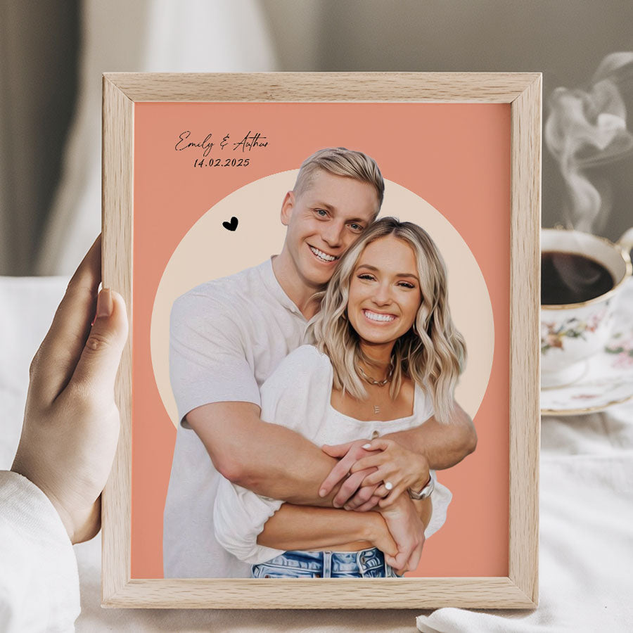 Personalized Valentine’s Day Gift for Husband | Valentines Day Canvas