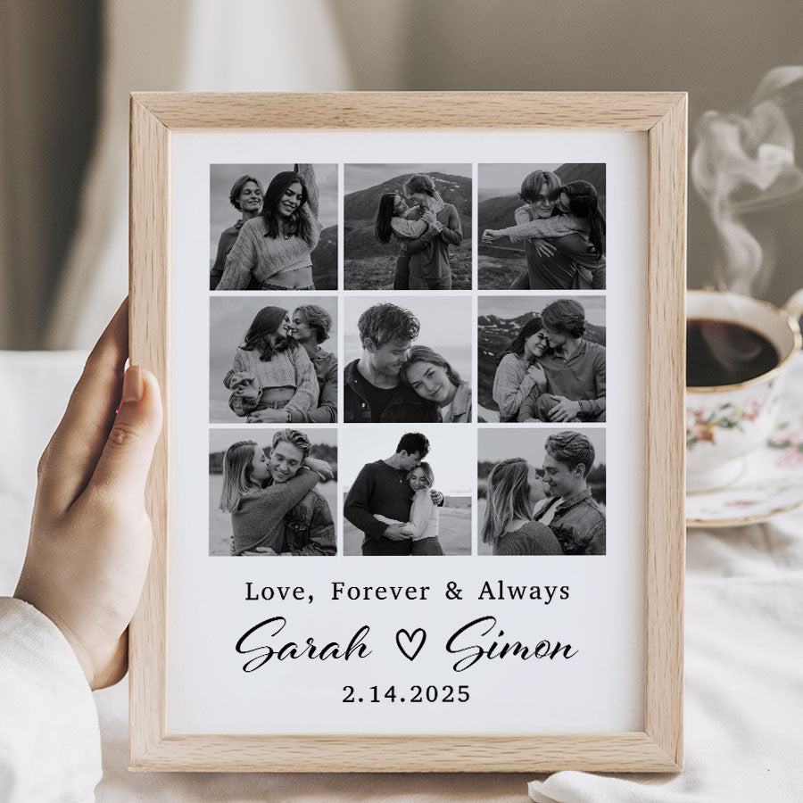 Personalized Valentine’s Day Gift for Husband | Custom Canvas Print