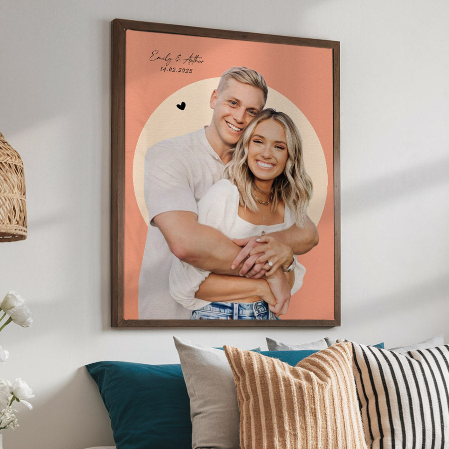 Personalized Valentine’s Day Gift for Husband | Valentines Day Canvas