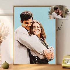 Personalized Valentine’s Day Gifts for Boyfriend | Custom Canvas Photo Prints