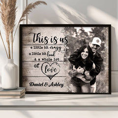 Personalized Valentine Day Gift For Boyfriend | Valentines Day Canvas