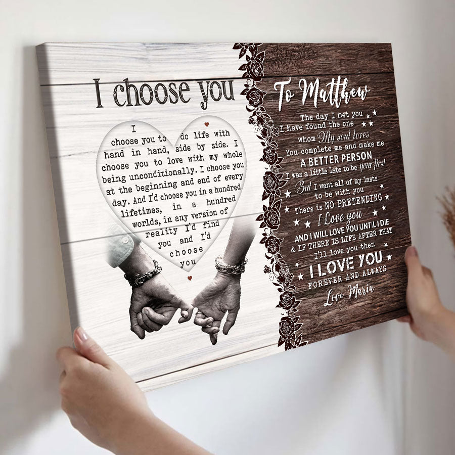 Personalized Valentine’s Day Gifts for Him | Valentine Day Canvas