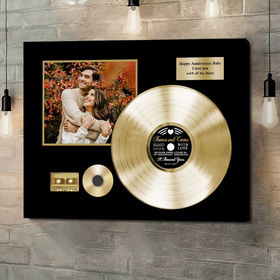 Personalized Valentine’s Day Gifts for Him | Custom Song Lyrics on Canvas