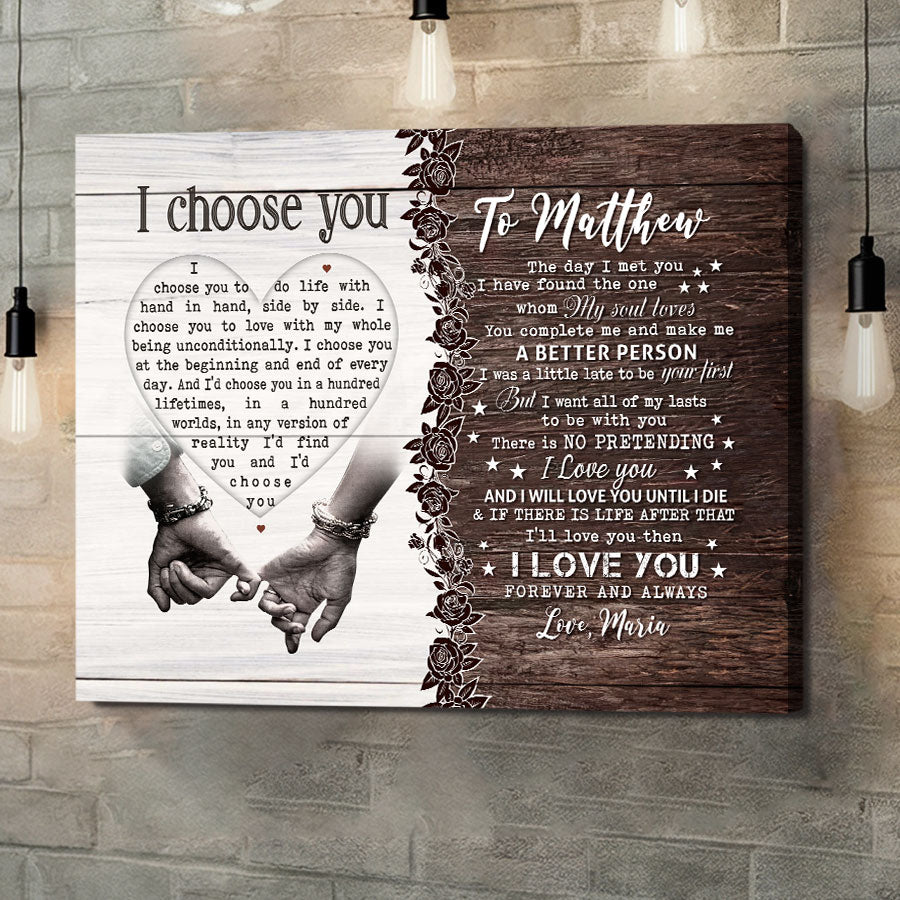 Personalized Valentine’s Day Gifts for Him | Valentine Day Canvas