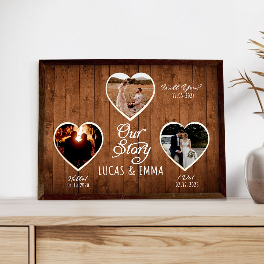 Personalized Valentine’s Day Gifts for Him | Valentines Day Canvas