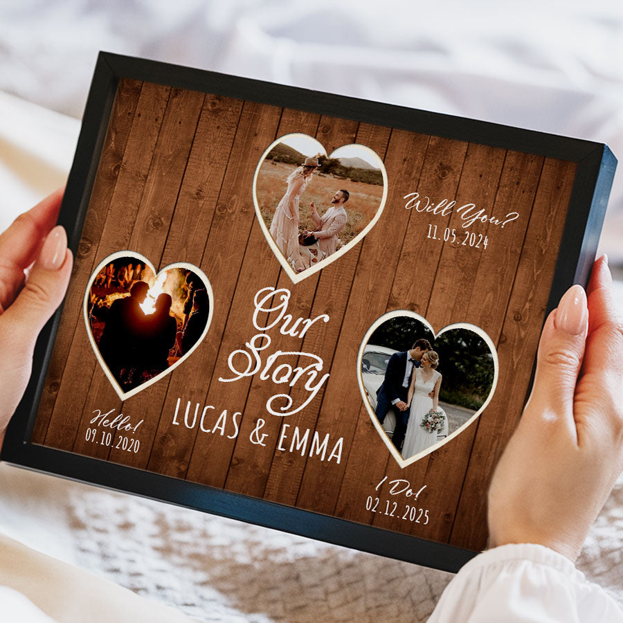 Personalized Valentine’s Day Gifts for Him | Valentines Day Canvas