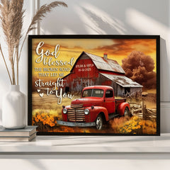 Personalized Valentine’s Day Gifts for Him | Valentine Custom Canvas Print