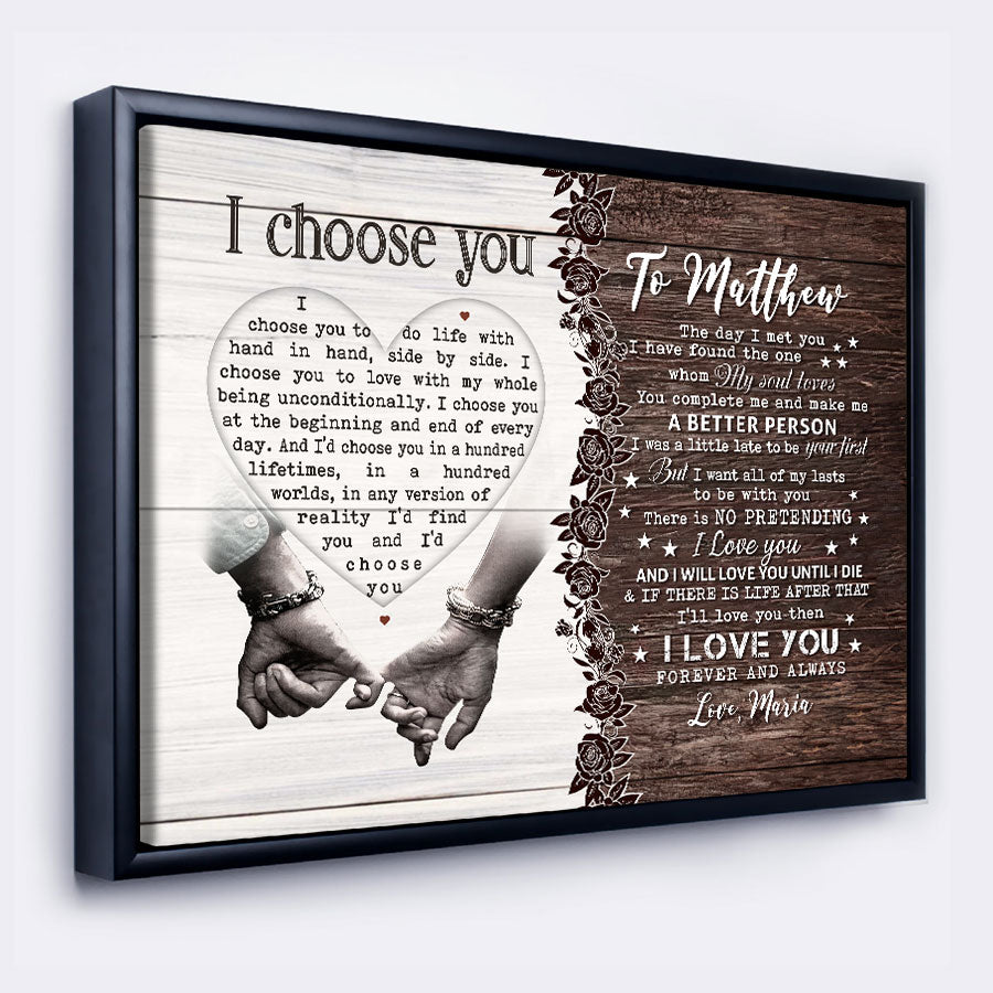 Personalized Valentine’s Day Gifts for Him | Valentine Day Canvas