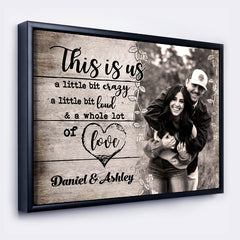 Personalized Valentine’s Day Gifts for Him | Custom Canvas Print