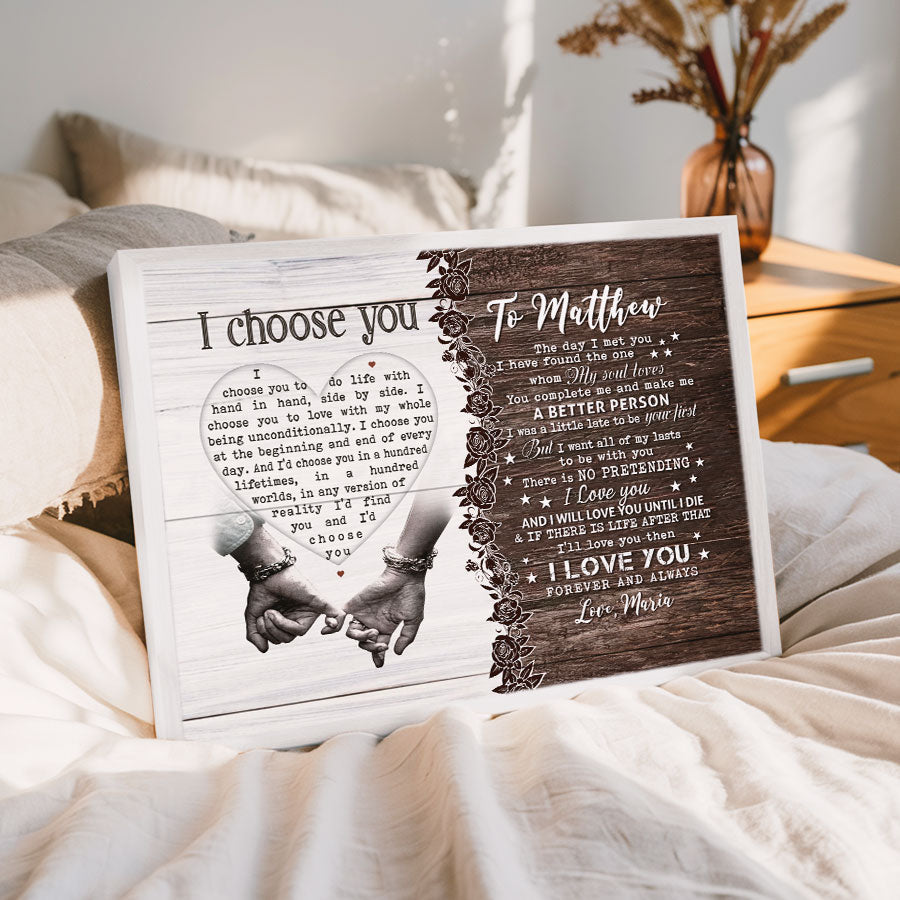 Personalized Valentine’s Day Gifts for Him | Valentine Day Canvas