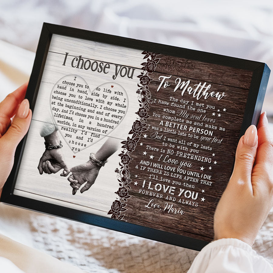 Personalized Valentine’s Day Gifts for Him | Valentine Day Canvas