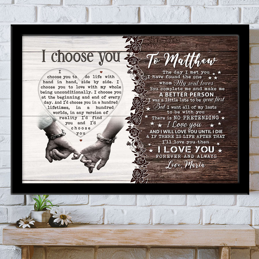Personalized Valentine’s Day Gifts for Him | Valentine Day Canvas