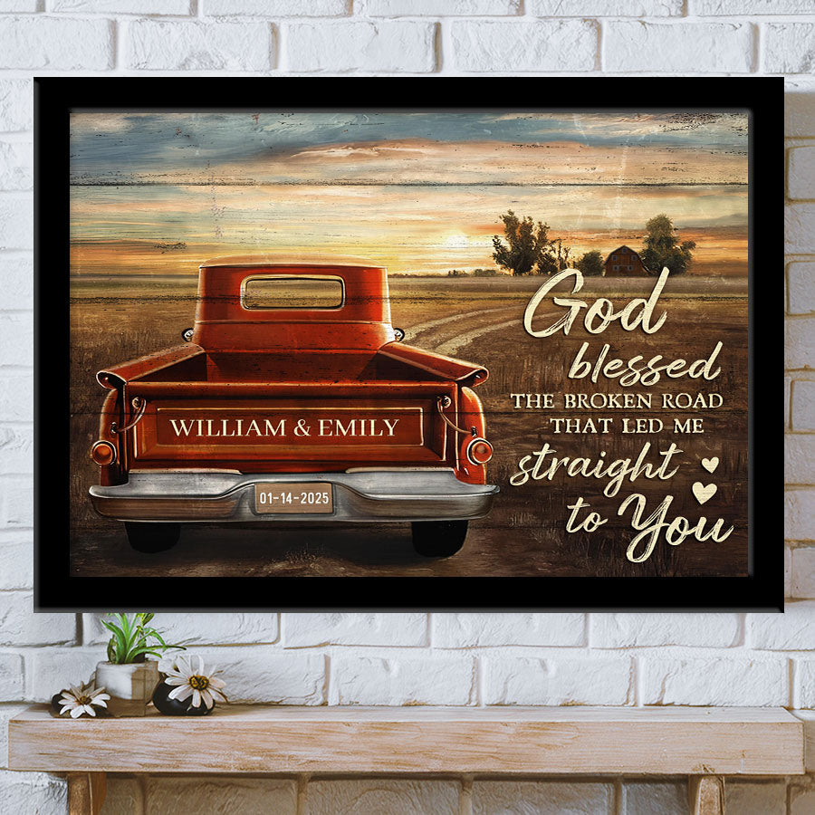 Personalized Valentine’s Day Gifts for Him | Valentine Canvas Print
