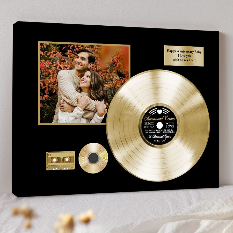 Personalized Valentine’s Day Gifts for Him | Custom Song Lyrics on Canvas