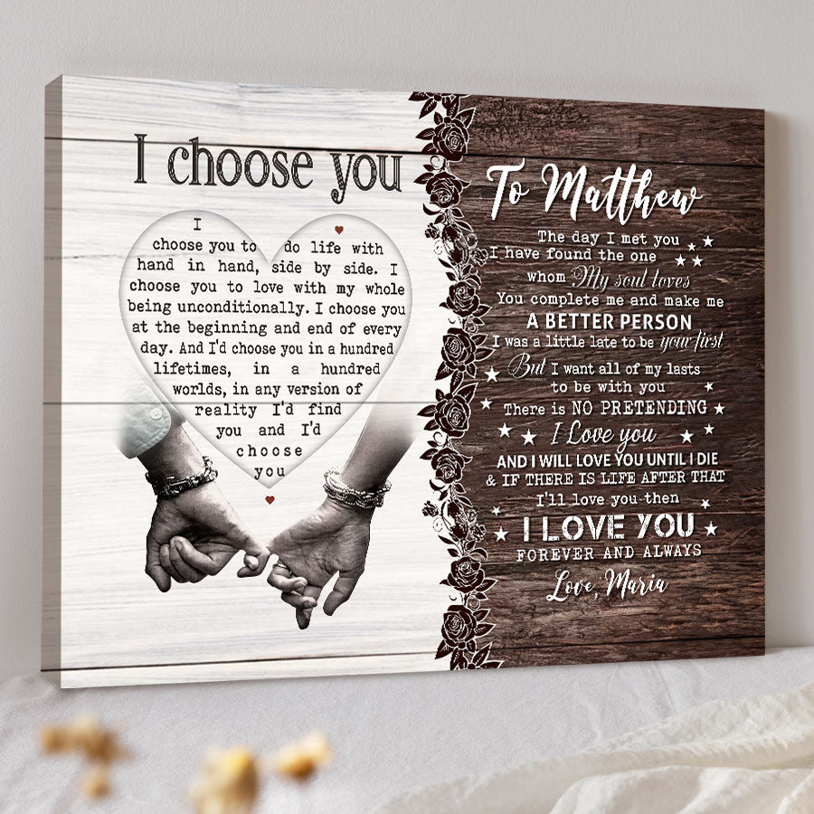 Personalized Valentine’s Day Gifts for Him | Valentine Day Canvas