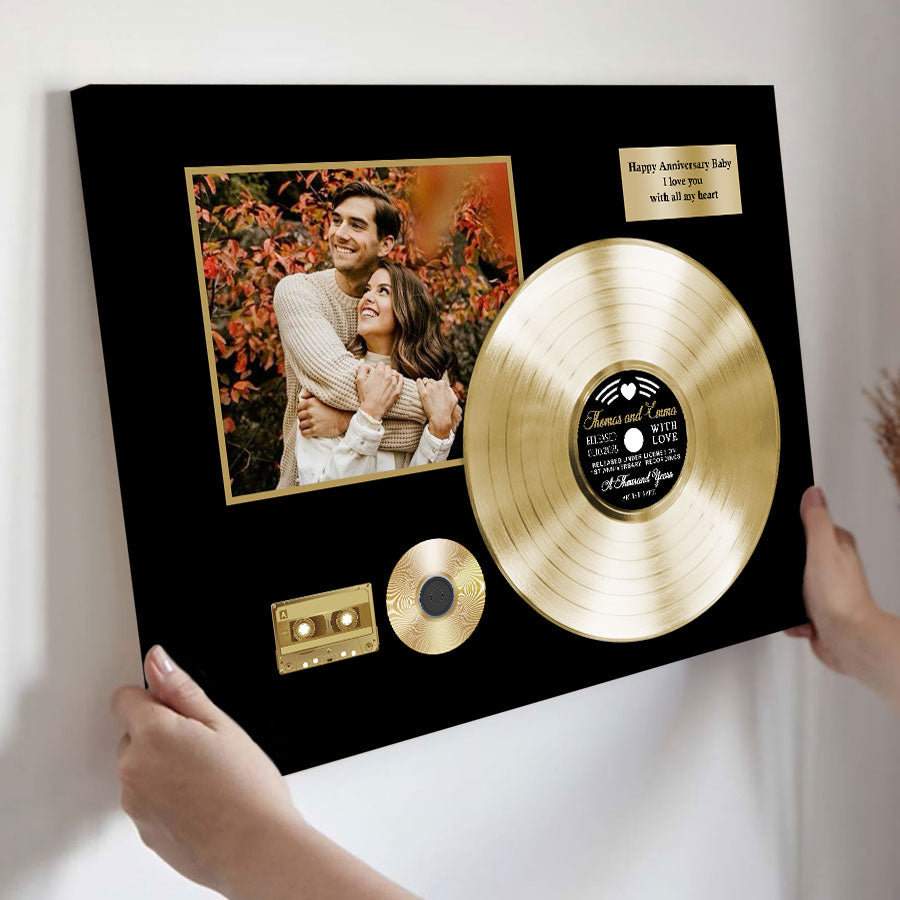 Personalized Valentine’s Day Gifts for Him | Custom Song Lyrics on Canvas