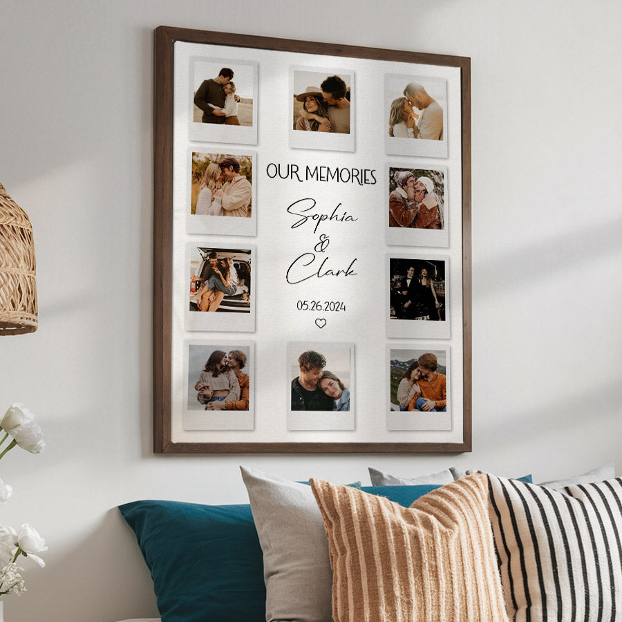 Personalized Valentine’s Day Gifts for Husband | Custom Canvas Print