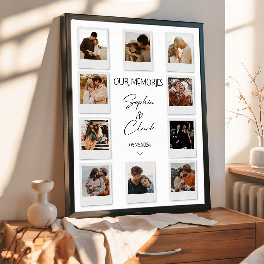 Personalized Valentine’s Day Gifts for Husband | Custom Canvas Print