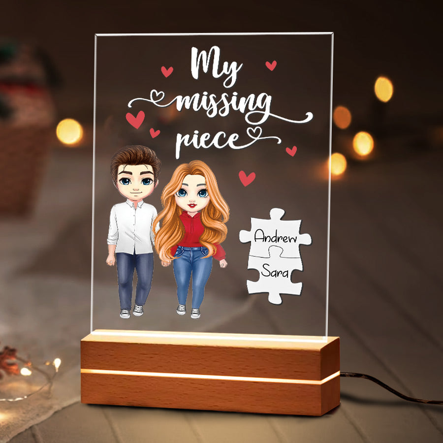 Personalized Valentine’s Gifts for Him | Custom Shape Acrylic Plaque