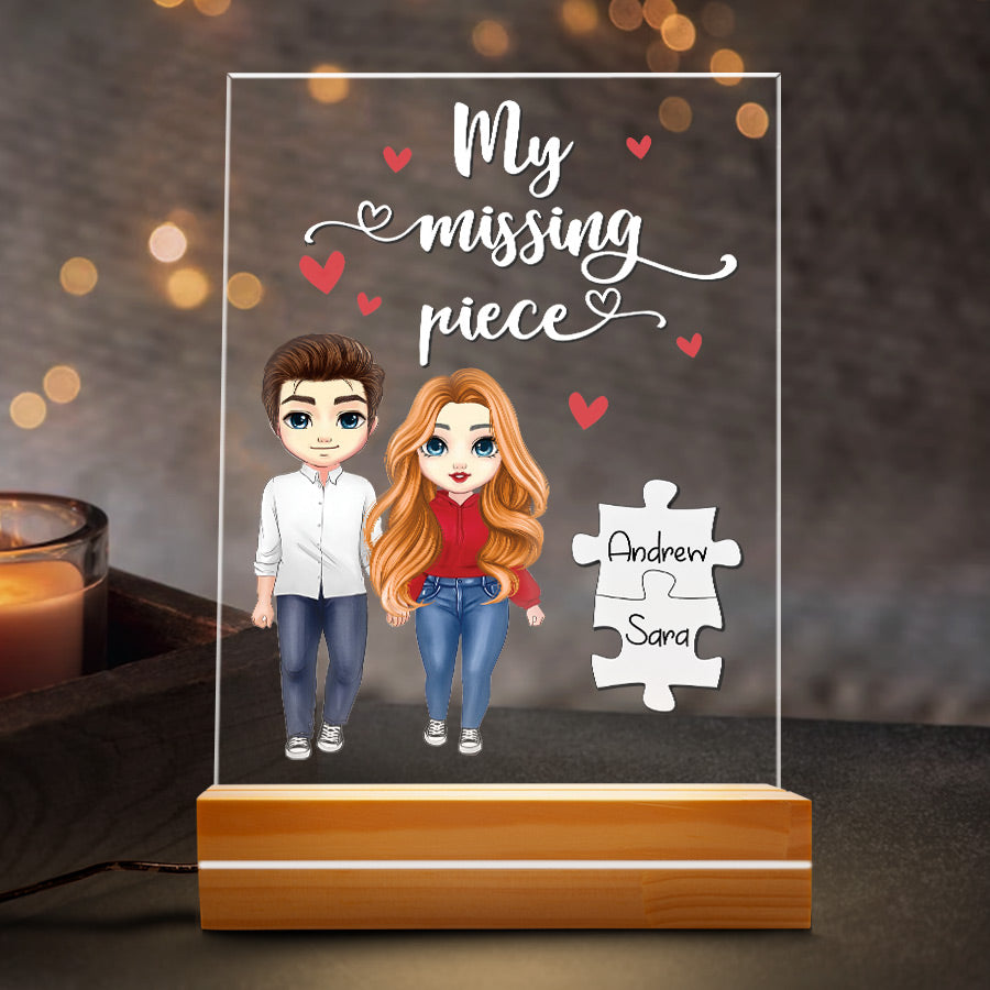 Personalized Valentine’s Gifts for Him | Custom Shape Acrylic Plaque