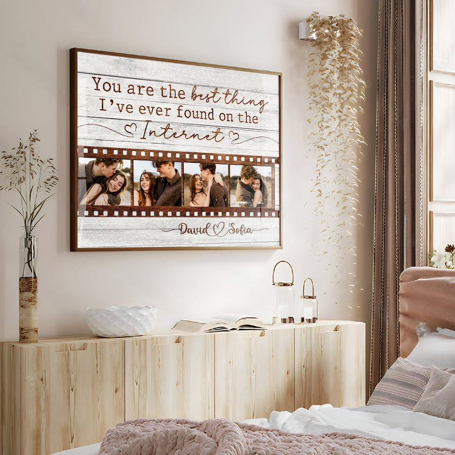 Personalized Valentine’s Gifts for Him | Custom Canvas Photo Prints