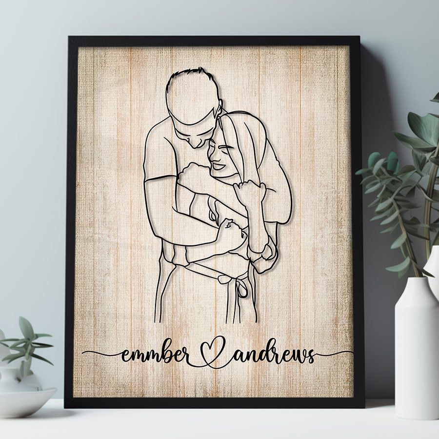 Personalized Valentines Day Gifts for Boyfriend | Canvas Photo Prints Custom