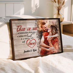 Personalized Valentine Day Gifts For Boyfriend | Valentine Canvas Art