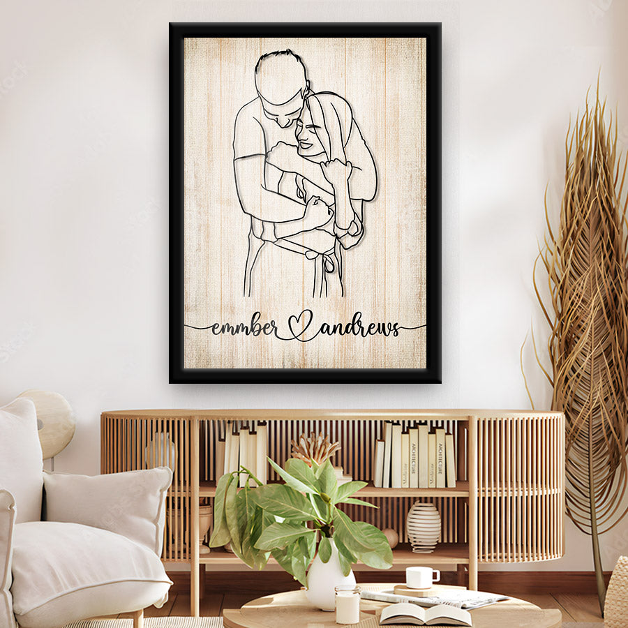 Personalized Valentines Day Gifts for Boyfriend | Canvas Photo Prints Custom