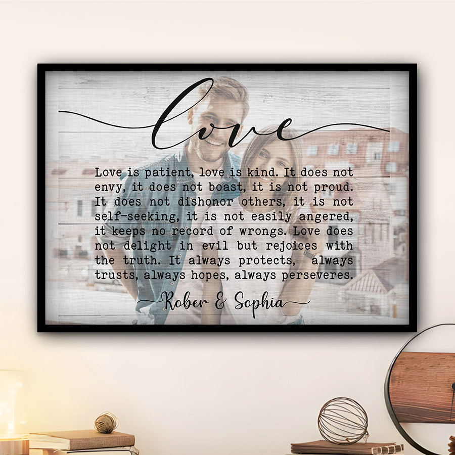 Personalized Valentines Day Gifts | Custom Valentine’s Day Gifts for Him | Couple Canvas Painting