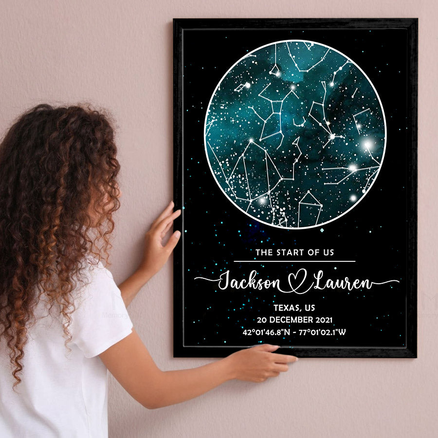 Personalized Valentines Day Gifts | Personalized Valentines Gifts for Husband | Couples Canvas Painting