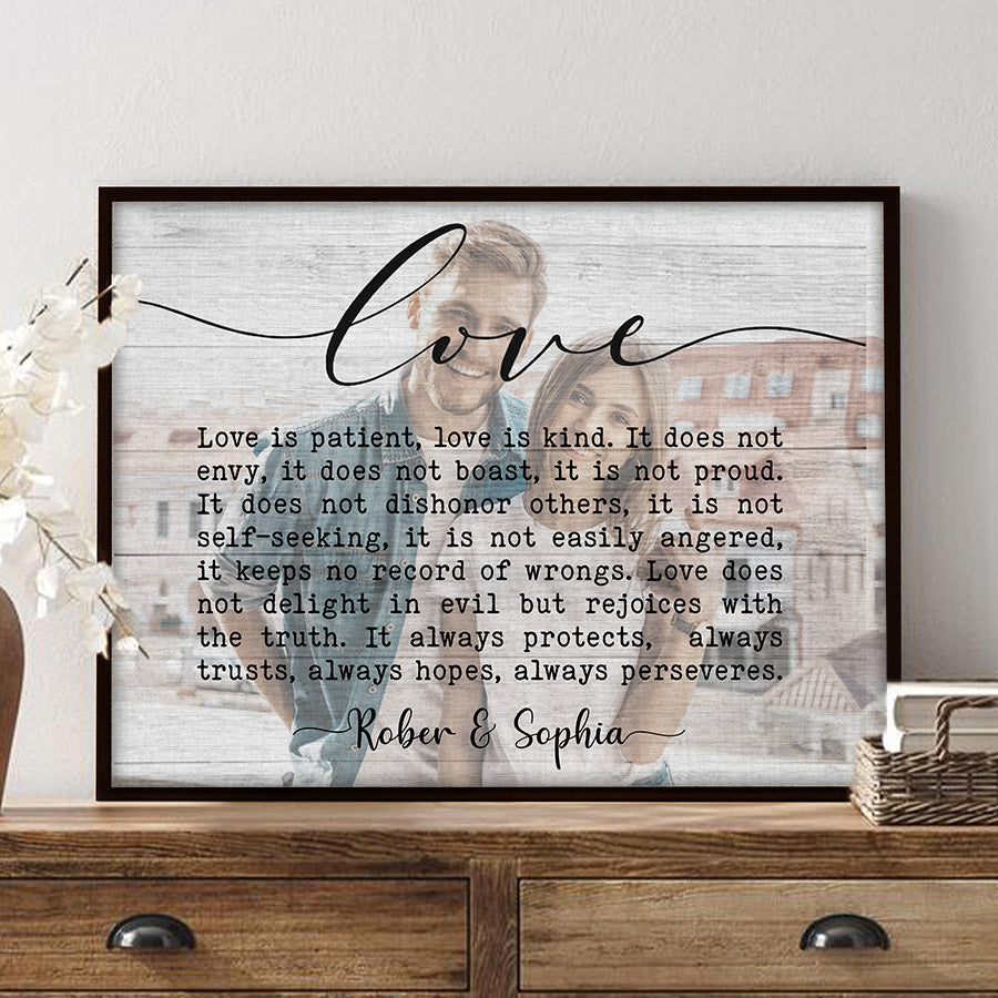 Personalized Valentines Day Gifts | Custom Valentine’s Day Gifts for Him | Couple Canvas Painting