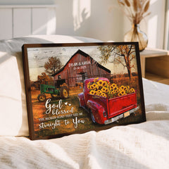 Personalized Valentines Gift for Him | Valentines Day Canvas