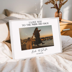 Personalized Valentines Gift for Him | Valentine Custom Canvas Print