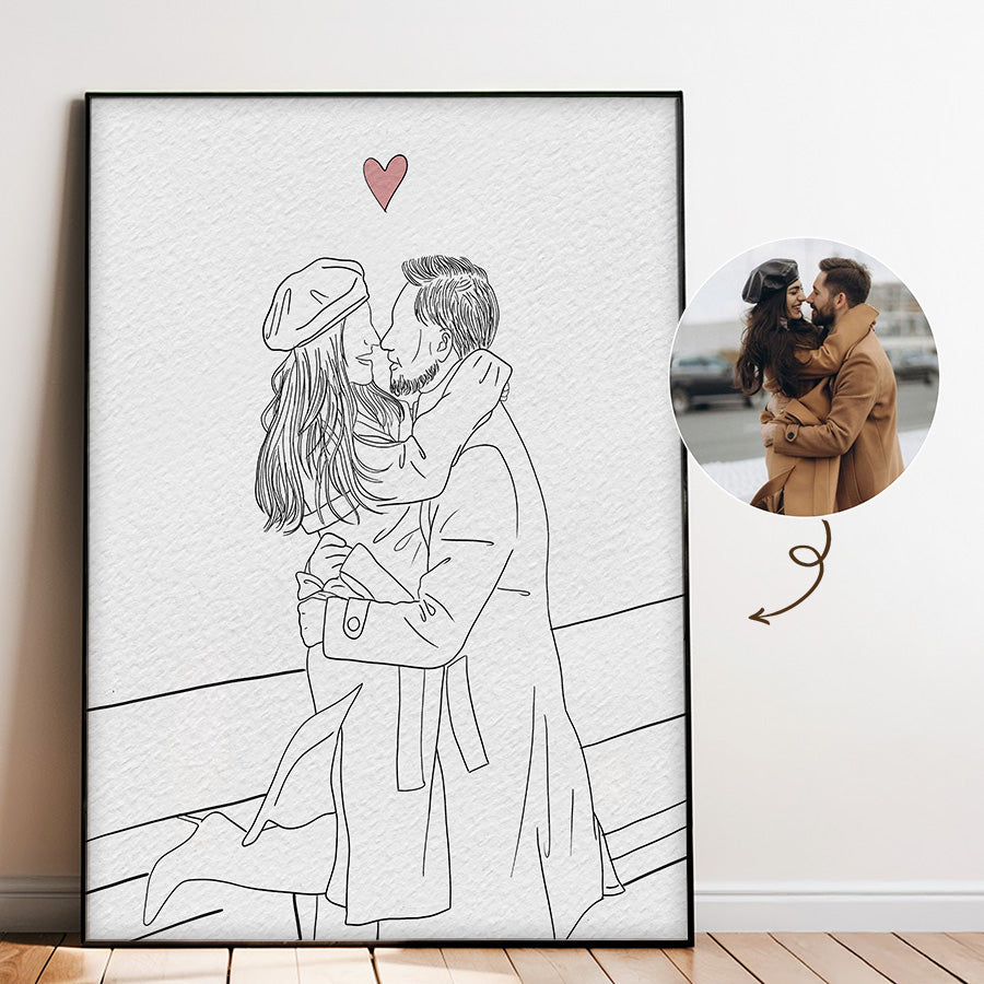 Personalized Valentines Gift for Husband | Valentines Day Canvas