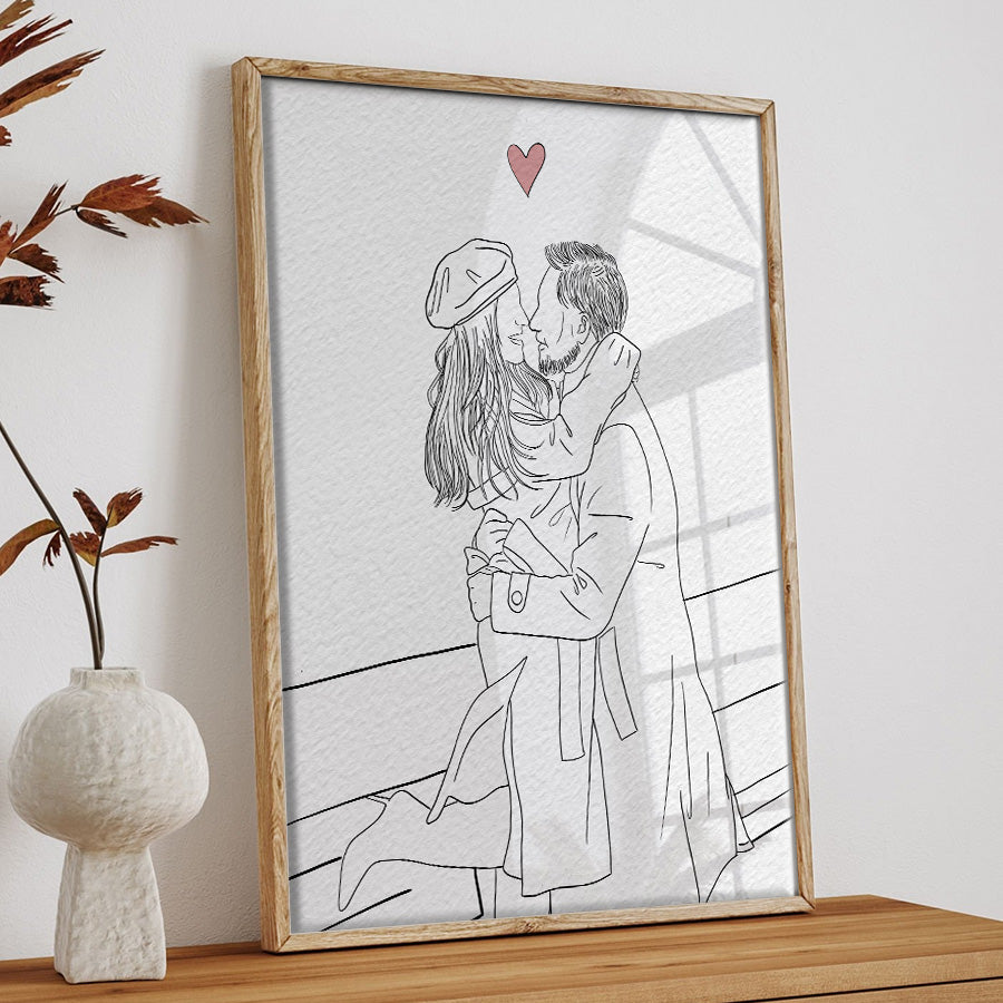 Personalized Valentines Gift for Husband | Valentines Day Canvas