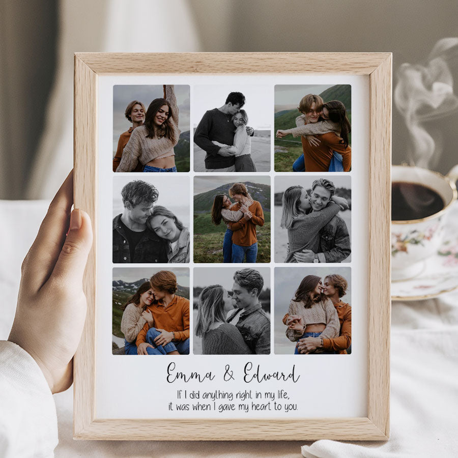 Personalized Valentines Gift for Husband | Valentine Canvas Art Print