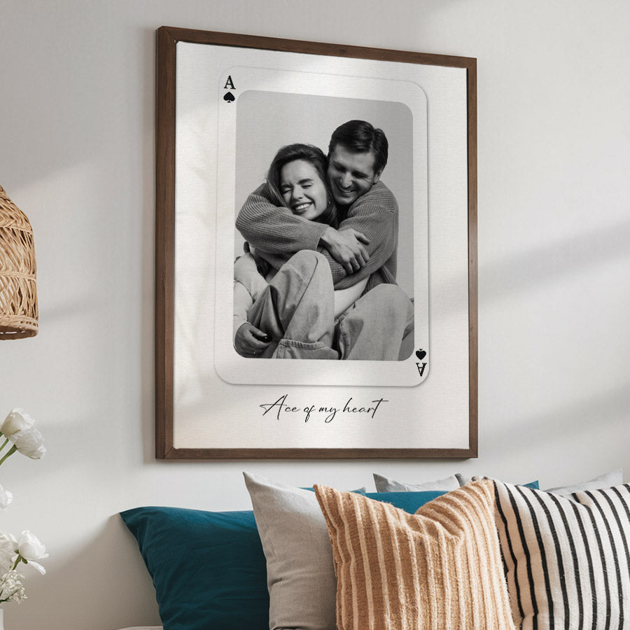 Personalized Valentines Gift for Husband | Custom Canvas Wall Art