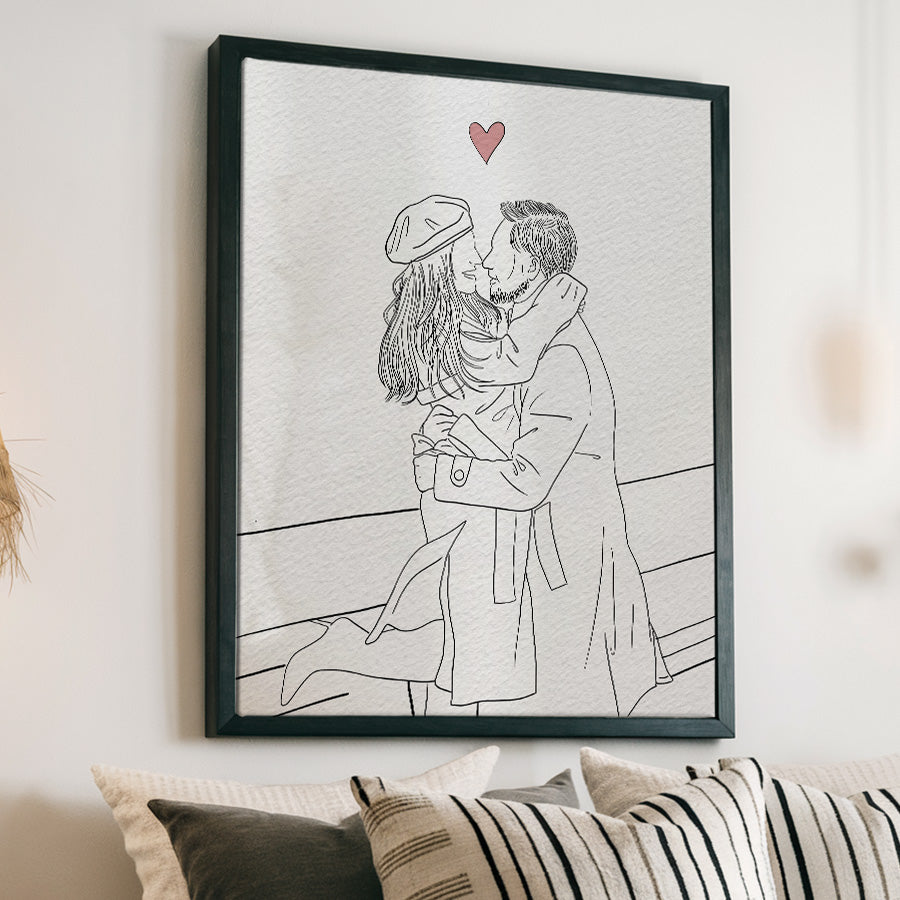 Personalized Valentines Gift for Husband | Valentines Day Canvas