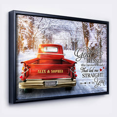 Personalized Valentines Gift | Custom Canvas Print