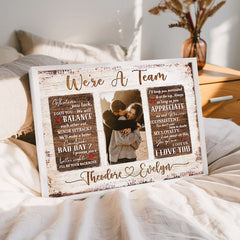 Personalized Valentines Gift | Custom Canvas Photo Prints