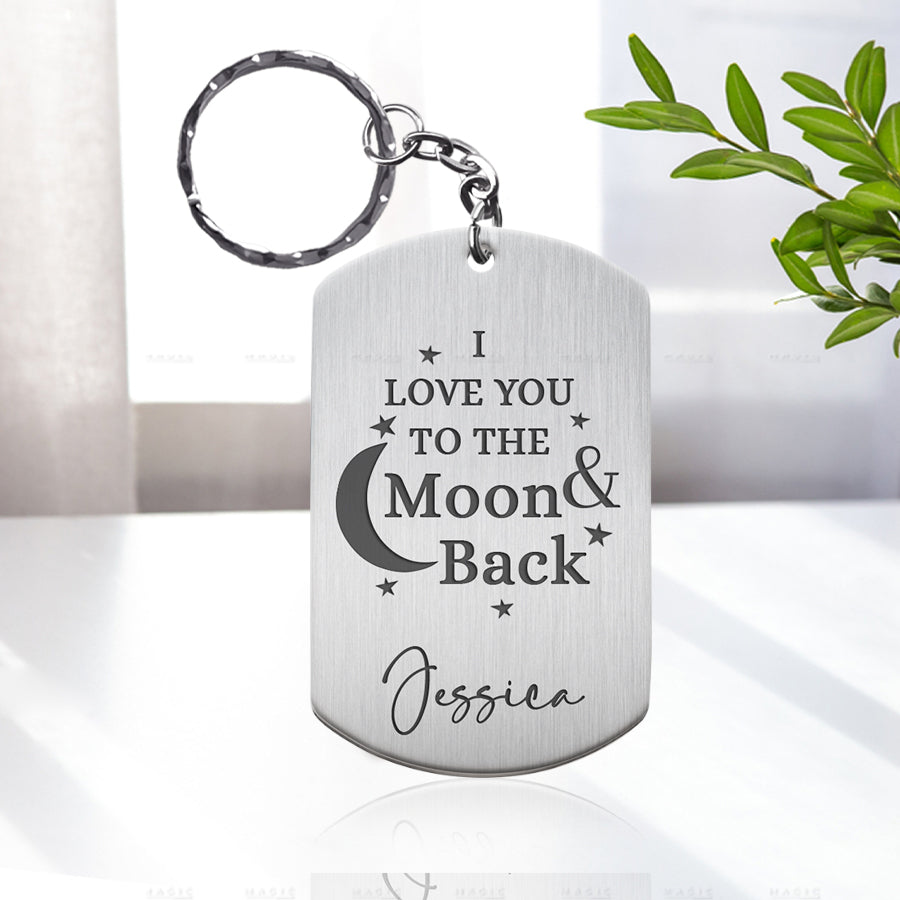 Personalized Valentines Gifts for Boyfriend | Valentine Custom Gifts | Couple Keychain