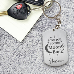 Personalized Valentines Gifts for Boyfriend | Custom Keychain