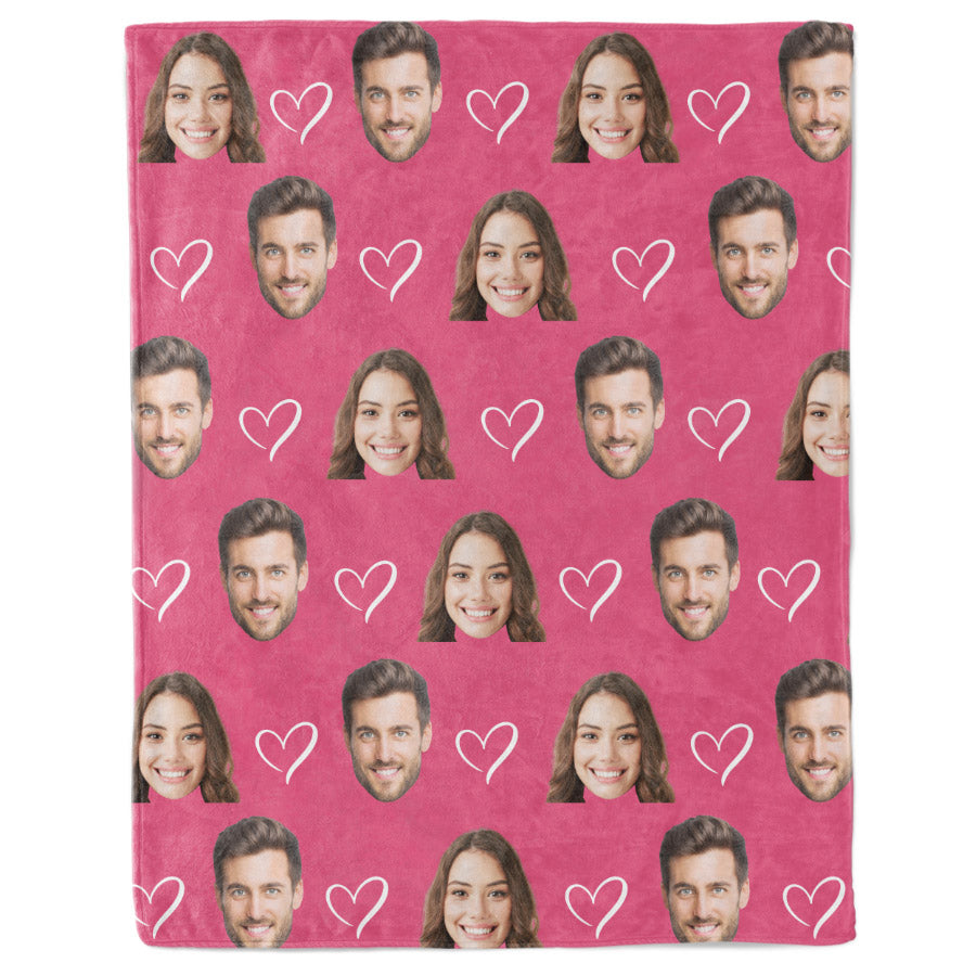 Personalized Valentines Gifts for Boyfriend | Custom Photo Blanket