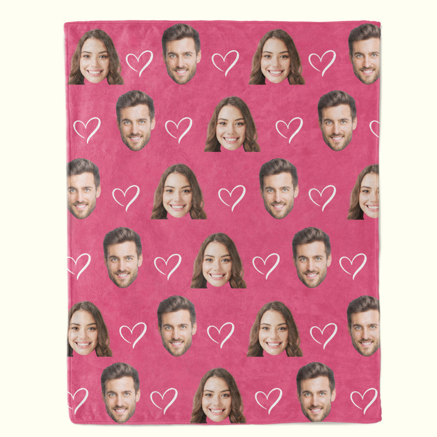 Personalized Valentines Gifts for Boyfriend | Custom Photo Blanket